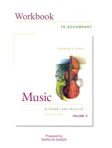 Wkbk Music in Theory and Practice Vol 2 plus Finale software - 4589