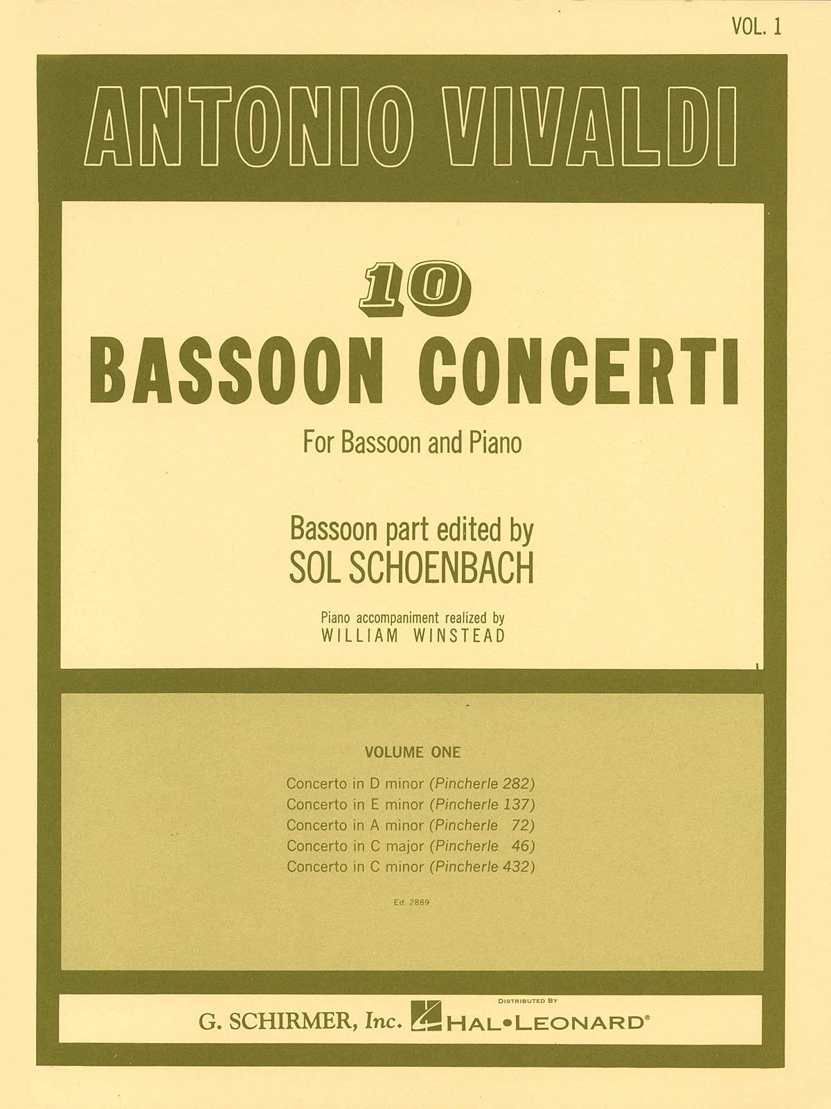 10 Bassoon Concertos - Volume 1 - 6717