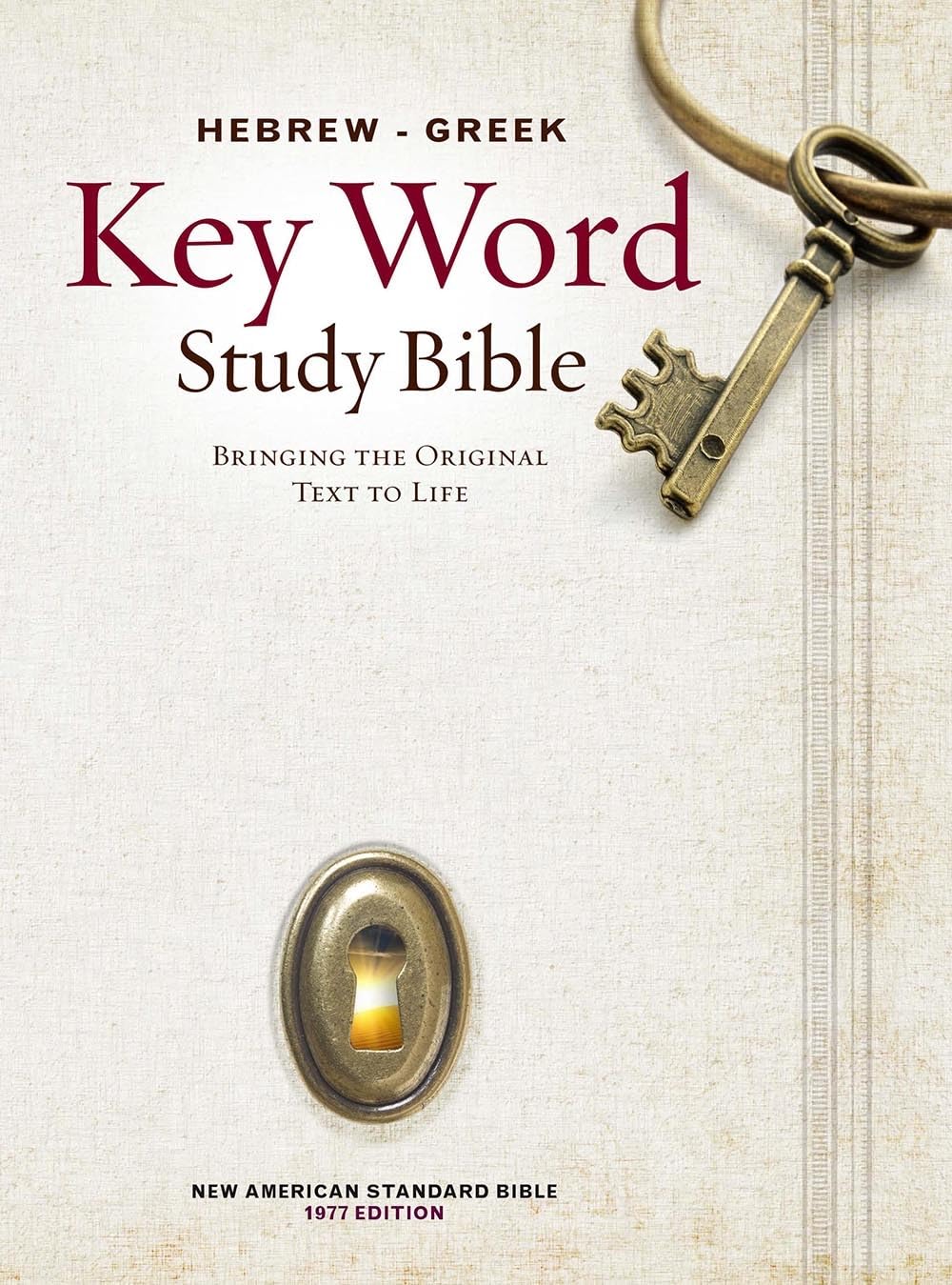 The Hebrew-Greek Key Word Study Bible: NASB-77 Edition, Hardbound (Key Word Study Bibles) - 7605