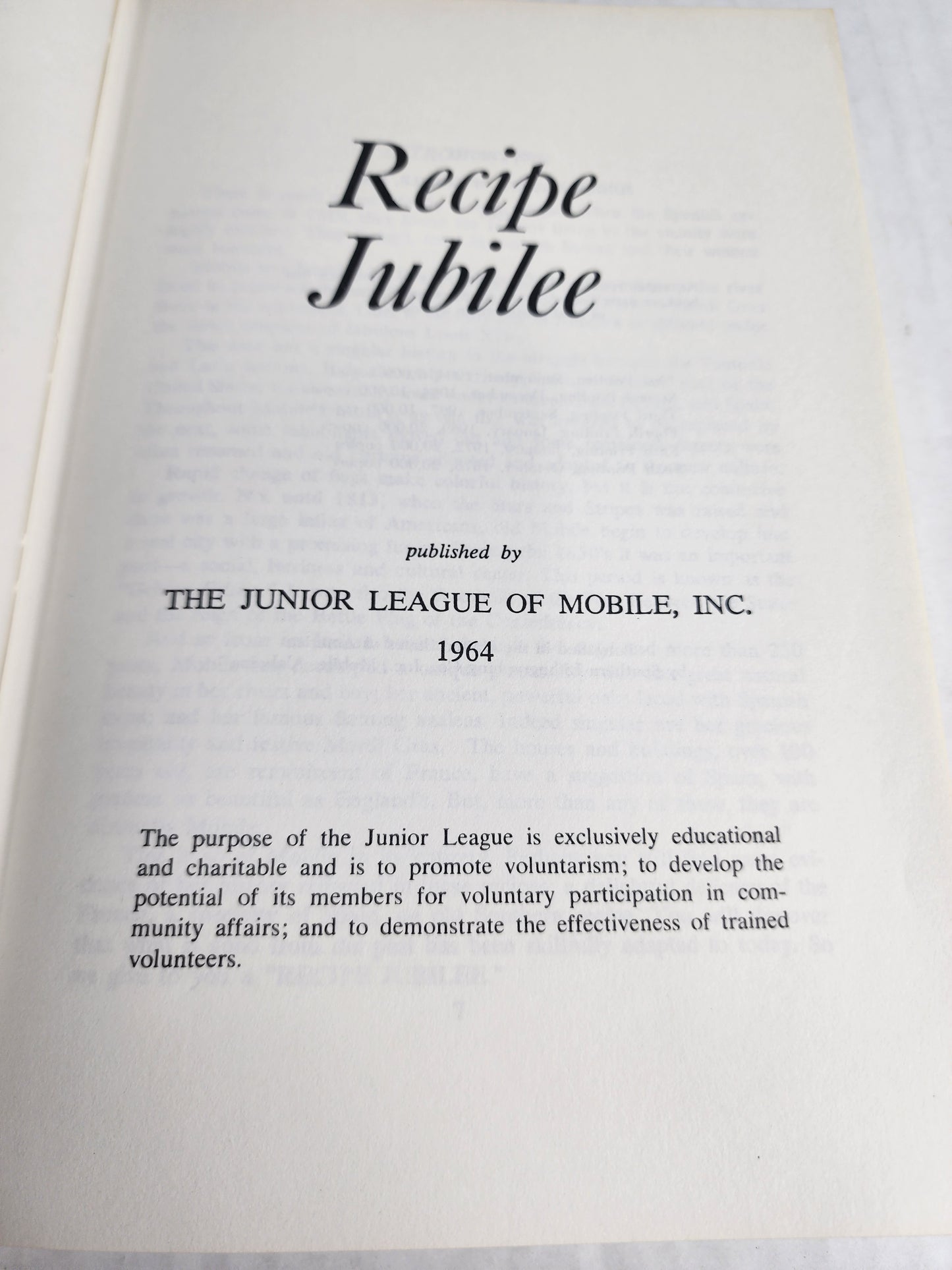 Recipe Jubilee! Cookbook