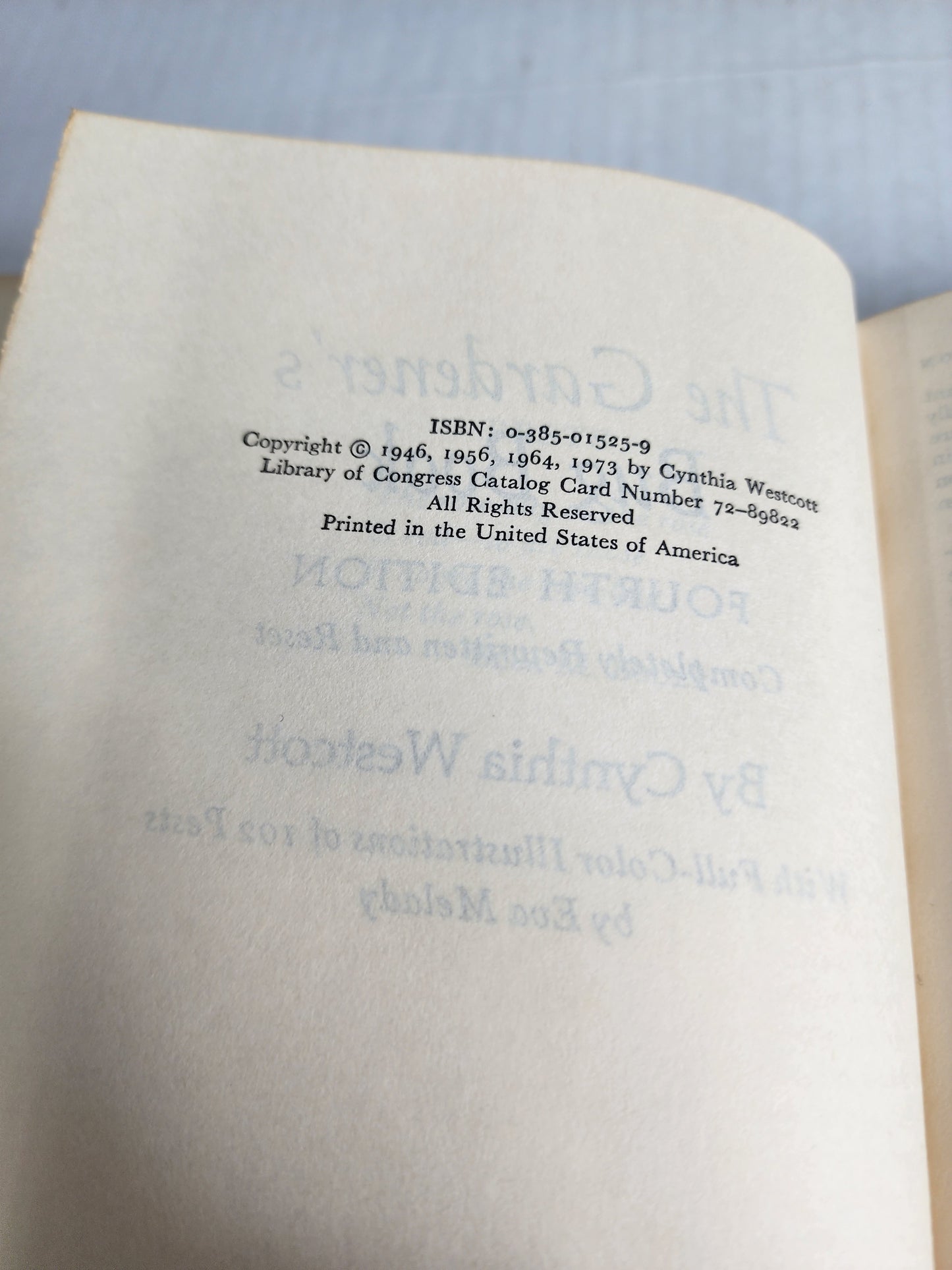 The Gardener's Bug Book 1973