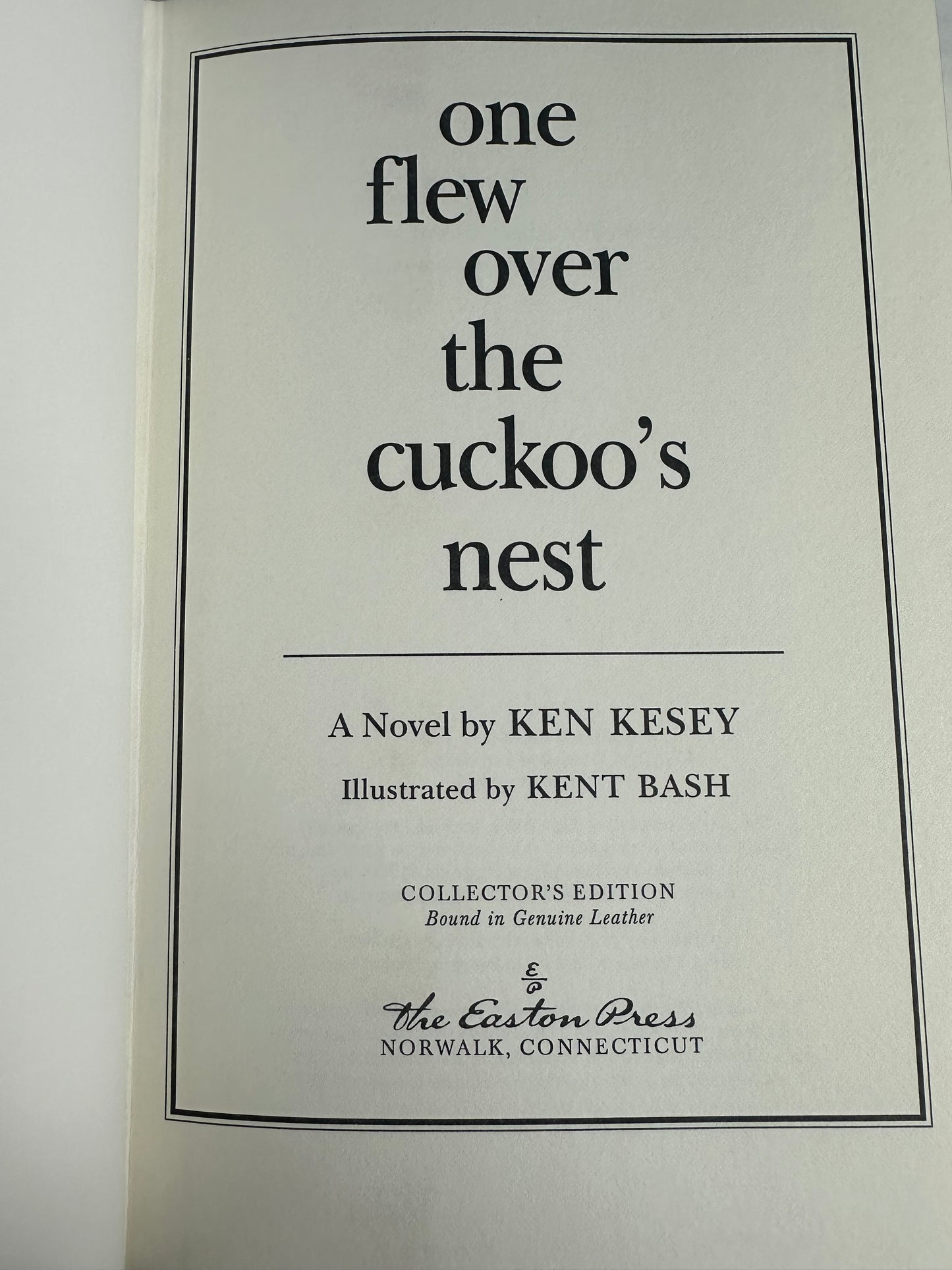 One Flew Over The Cuckcoo’s Nest Easton Press by Ken Kesey