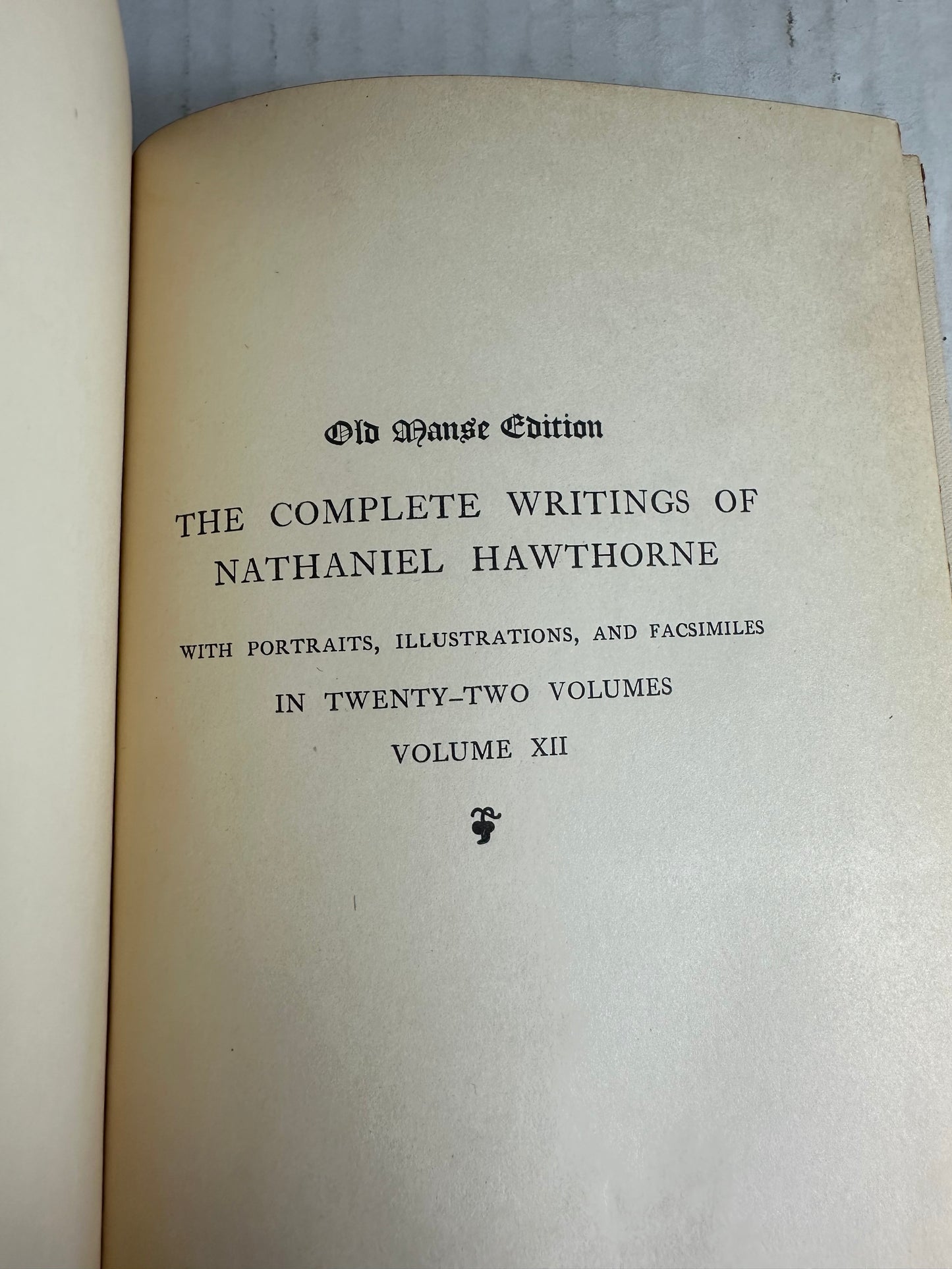 Hawthorne’s Works 1900