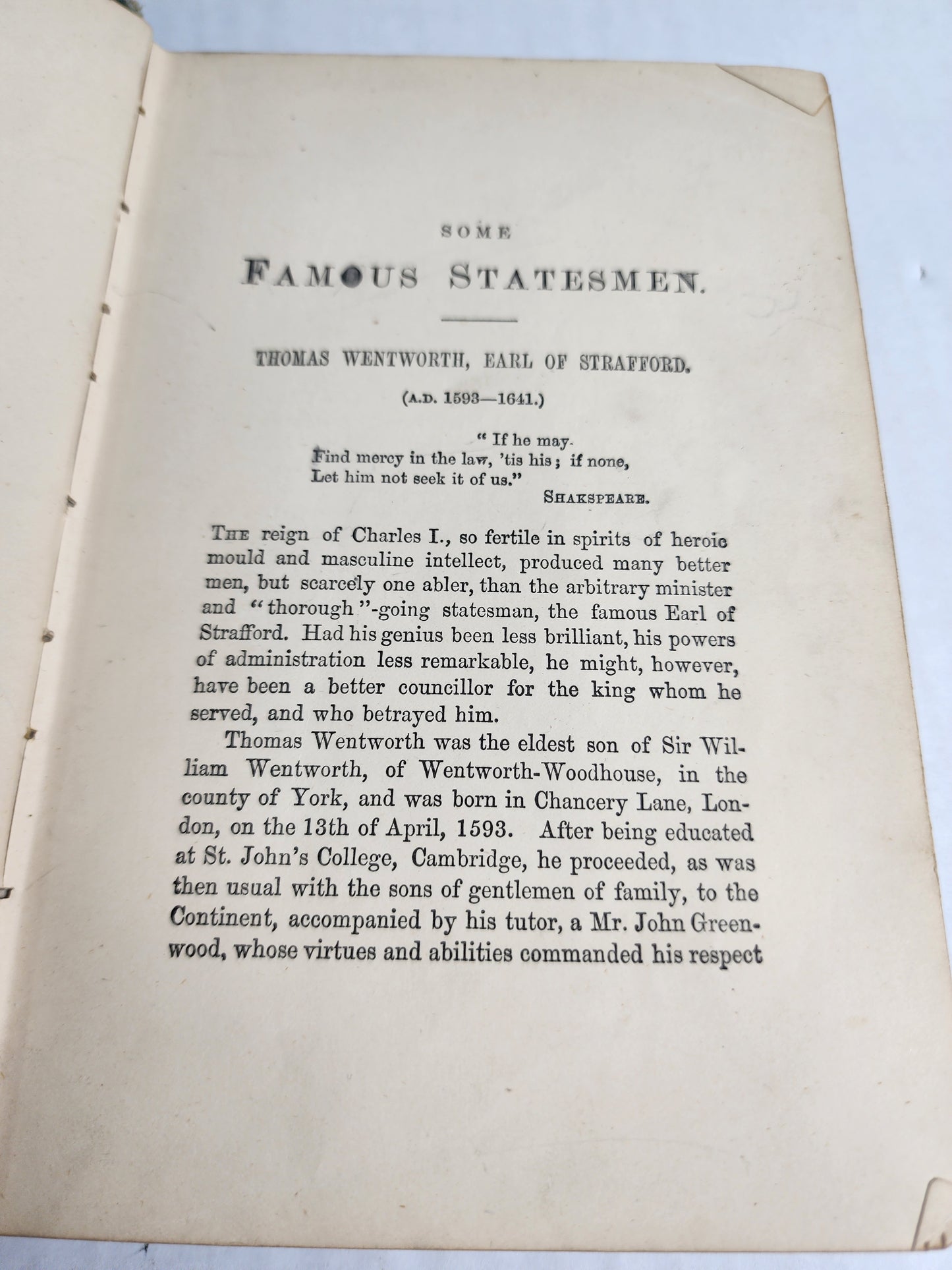 Famous Statesmen