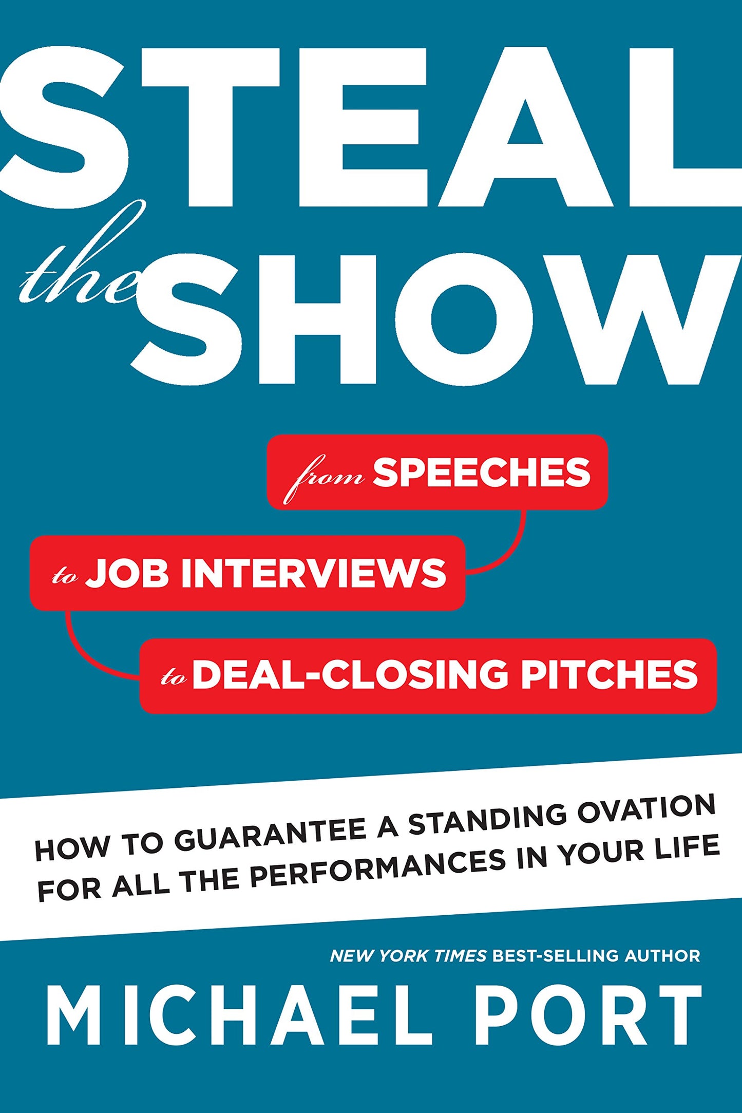 Steal the Show: From Speeches to Job Interviews to Deal-Closing Pitches, How to Guarantee a Standing Ovation for All the Performances in Your Life - 4017