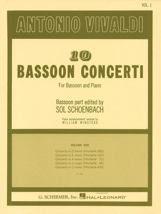 10 Bassoon Concertos - Volume 1 - 6717