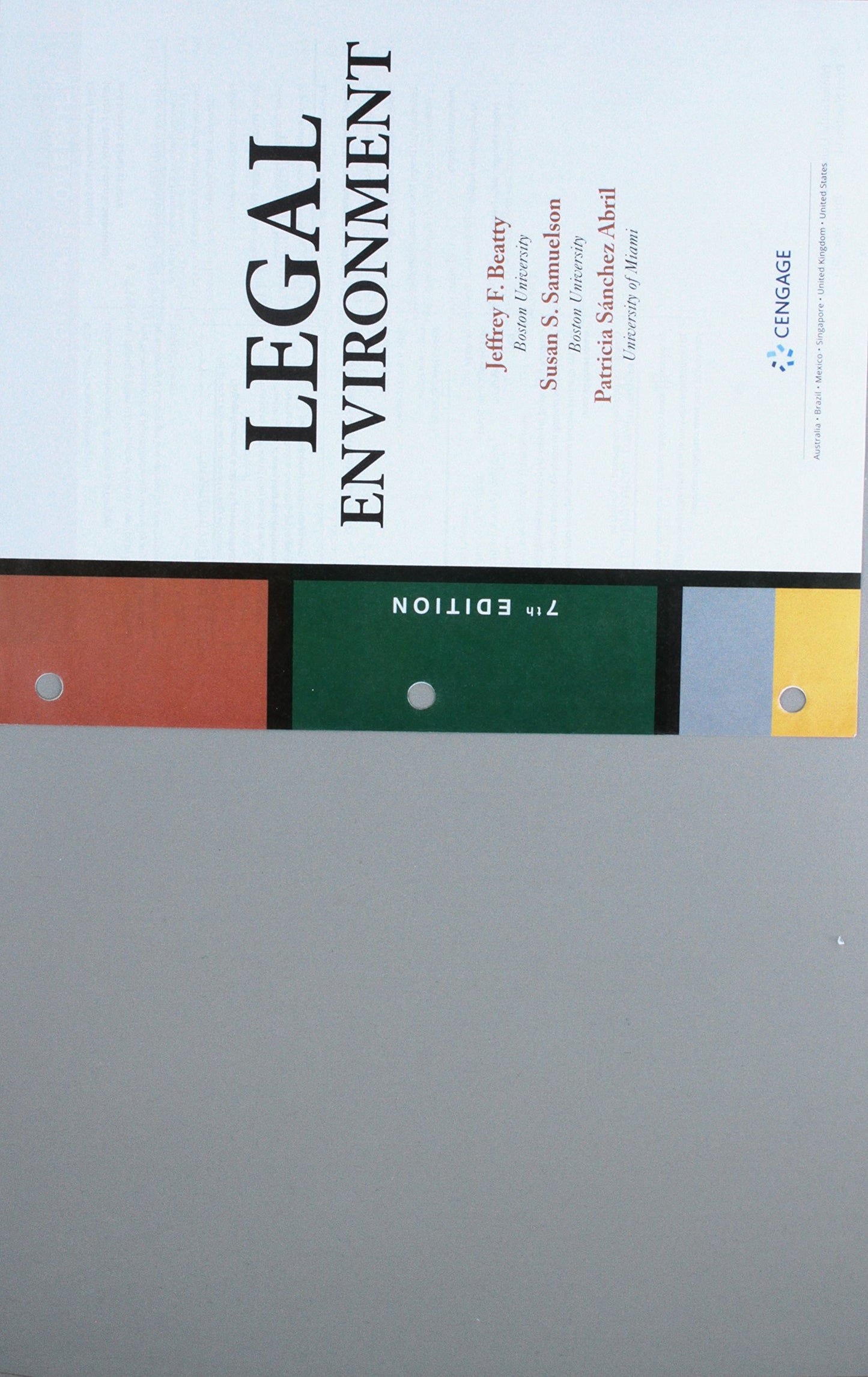 Bundle: Legal Environment, Loose-leaf Version, 7th + MindTap Business Law, 1 term (6 months) Printed Access Card - 652