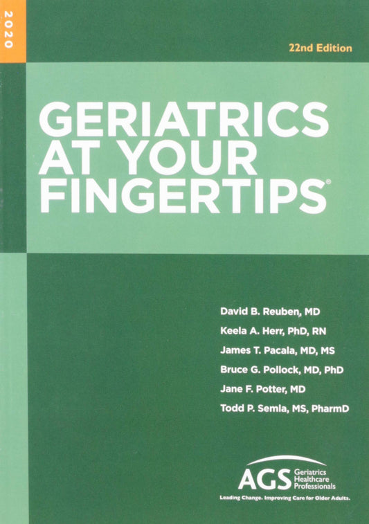 Geriatrics at Your Fingertips 2020: Book Only - 3891