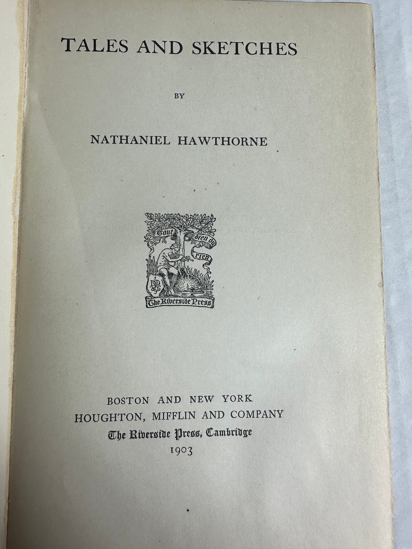 Hawthorne’s Works 1900