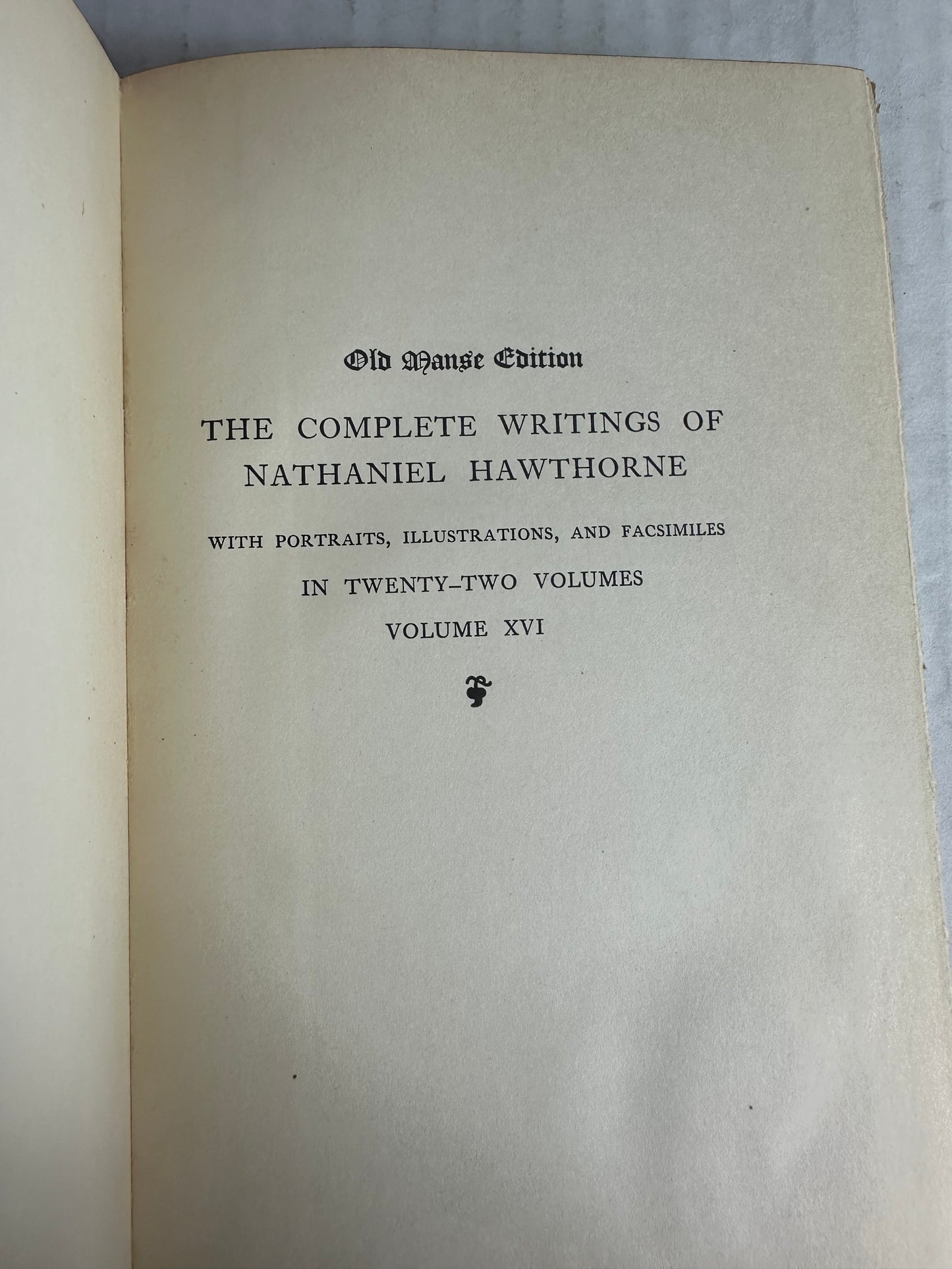 Hawthorne’s Works 1900