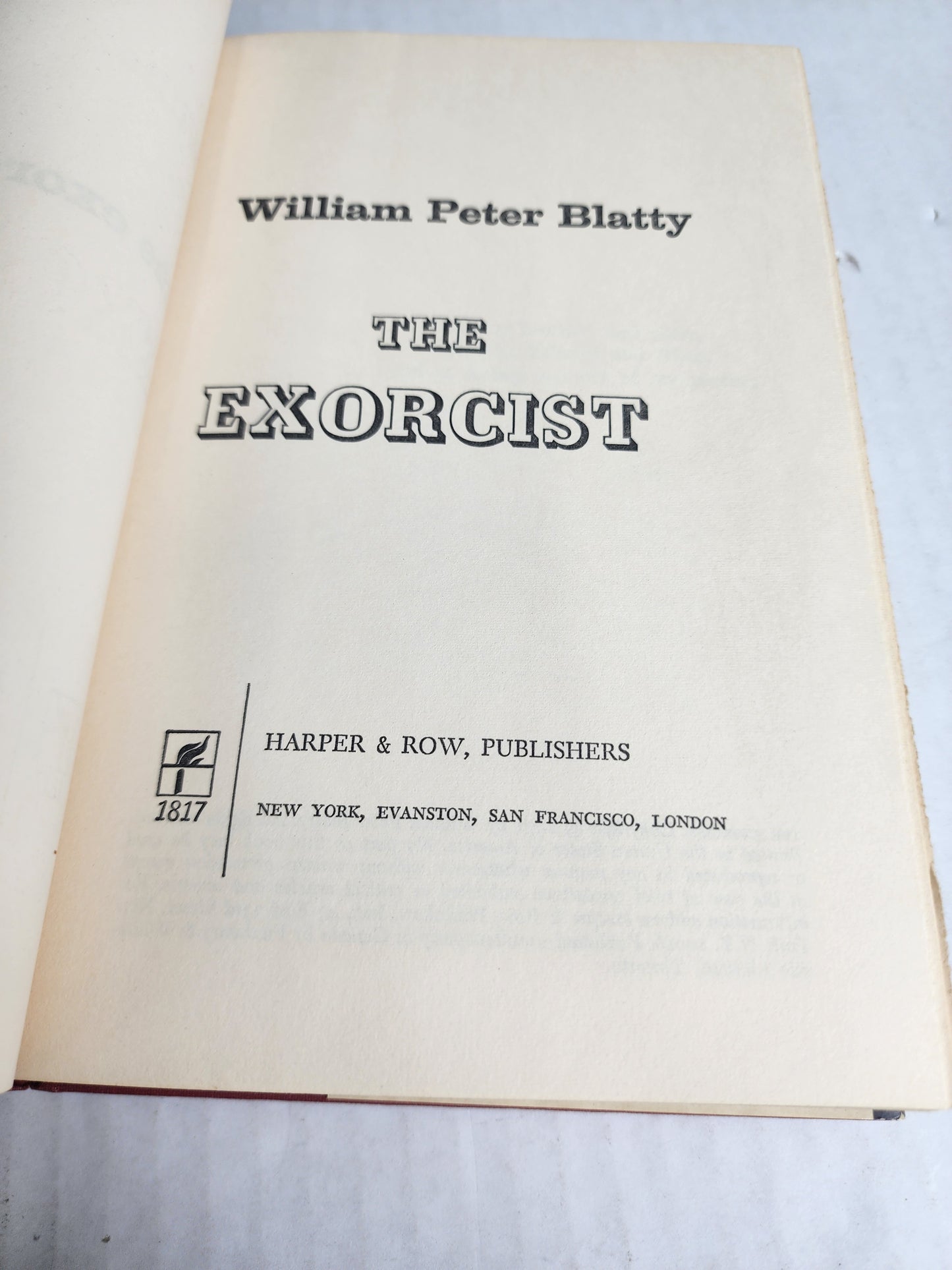 The Exorcist 1st Edition 1971